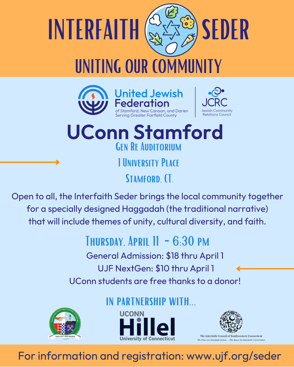 Interfaith Seder @ UConn Stamford