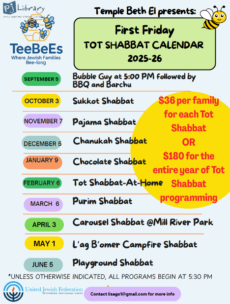 TBE Tot Shabbat: Pajama Shabbat