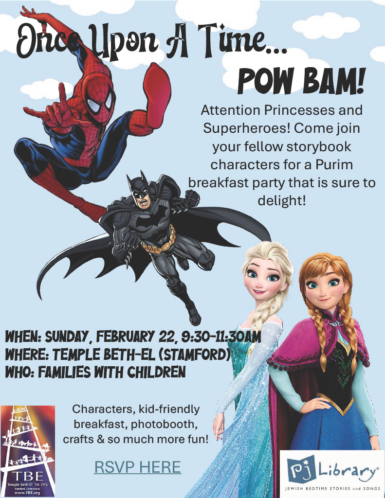 Purim: Once Upon A Time @ Temple Beth El